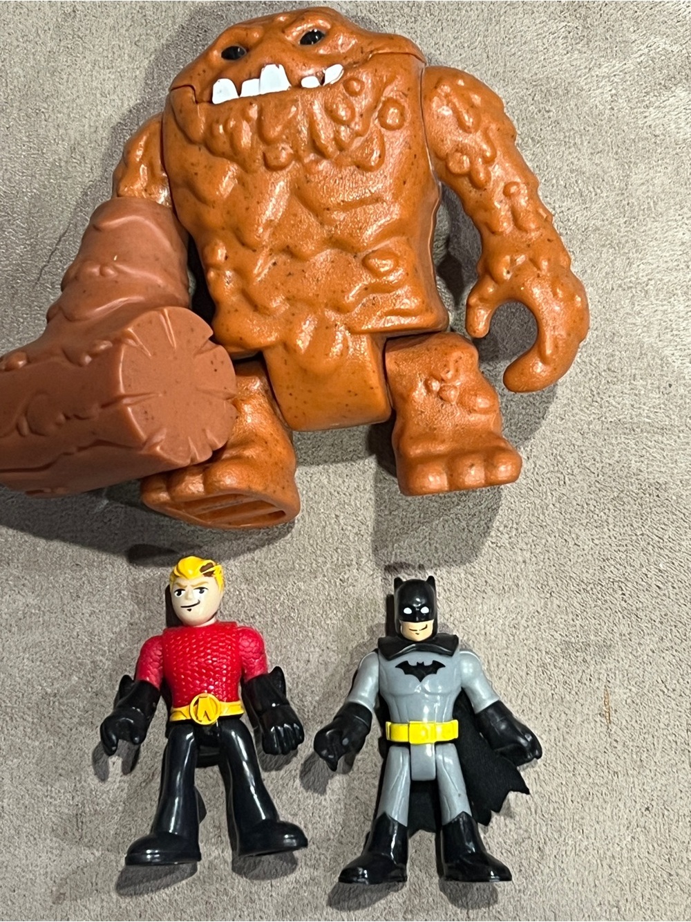 DC Comics imaginext Figures - Clay face Clayface & Aquaman & Batman